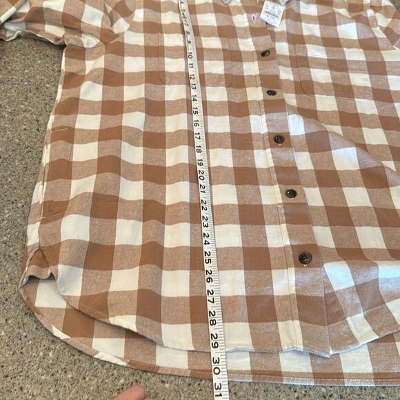 J. CREW Flannel Button Front Shacket *NEW* - Picture 14 of 14